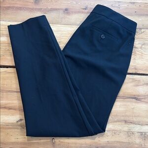J CREW 2 Black Italian Wool Bi-Stretch Trousers